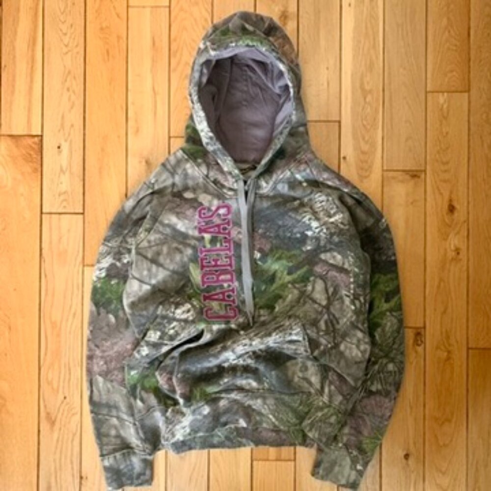 Cabela’s Realtree Camo Hoodie Women’s Small Outdoor Mossy Oak Hunting Camping